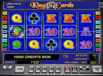 Автоматы с бонусами King Of Cards