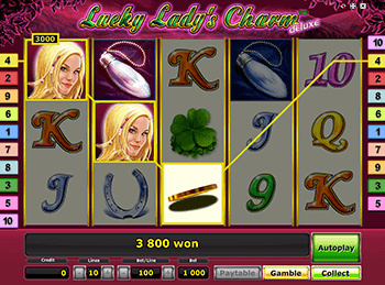 Автоматы с бонусами Lucky Lady’s Charm Deluxe