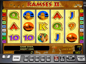 Игровые автоматы на деньги Ramses II
