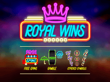 Выигрывайте деньги в автомате Royal Wins