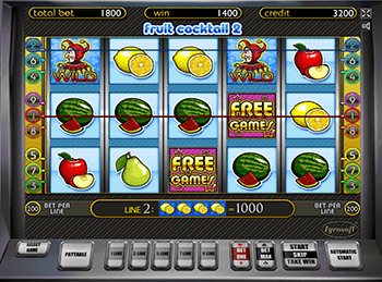 Игровые автоматы на деньги Fruit Cocktail 2