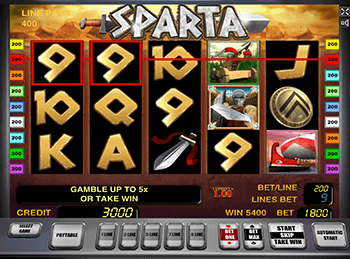 Игровые автоматы на деньги Sparta